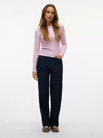 VERO MODA | T-shirt à manches longues et coupe slim VMCHLOE | rosa